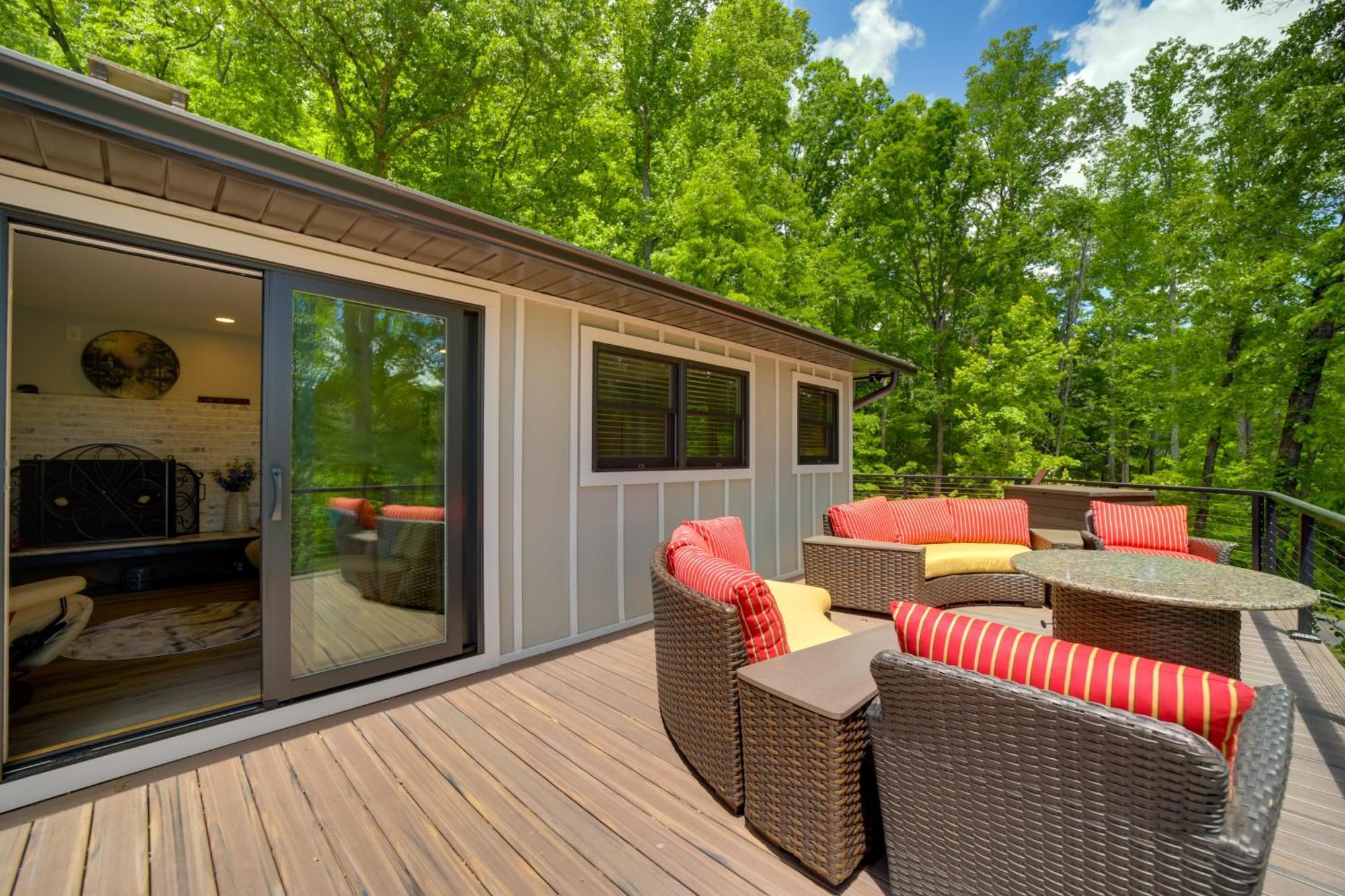 Remote Smoky Mtn Escape With Views And Trail Access! Villa Cullowhee Exteriör bild