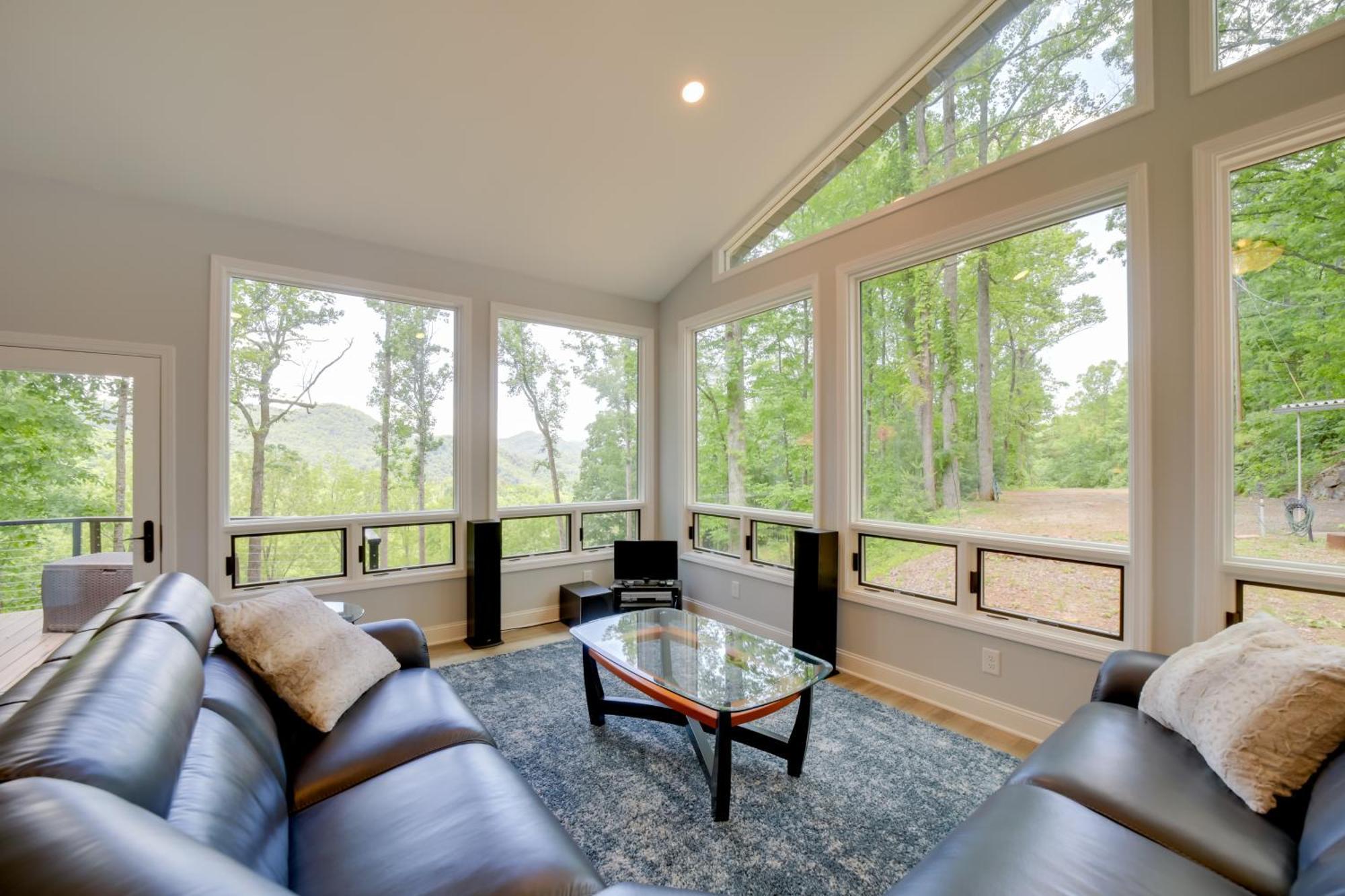 Remote Smoky Mtn Escape With Views And Trail Access! Villa Cullowhee Exteriör bild